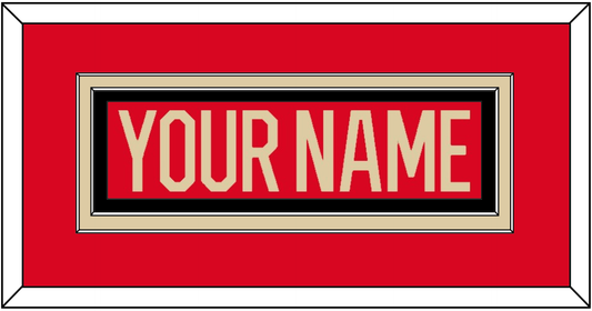 Canada Men’s Hockey Nameplate - 2025 4 Nations Red - Signature Tier 2