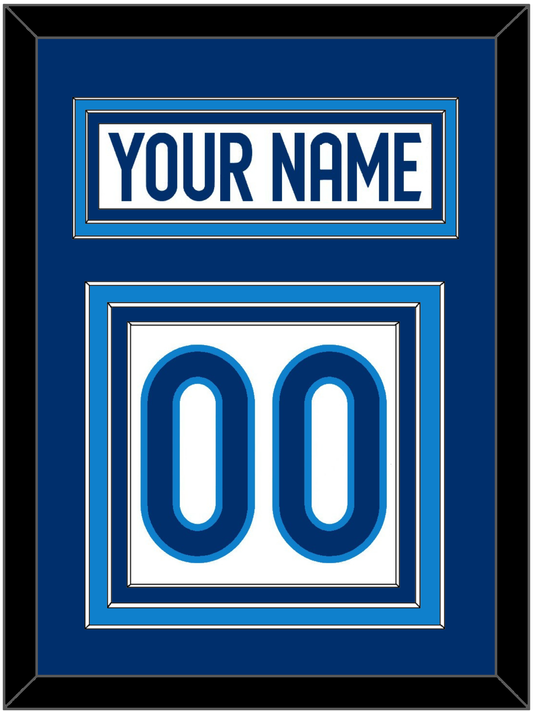 Finland Men's Hockey Nameplate & Number (Back) - 2025 4 Nations White - Premier Tier 2