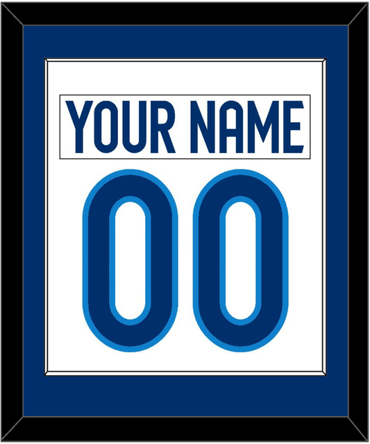 Finland Men's Hockey Nameplate & Number (Back) Combined - 2025 4 Nations White - Essential Tier 1