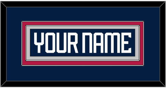 United States Men’s Hockey Nameplate - 2025 4 Nations Blue - Signature Tier 4