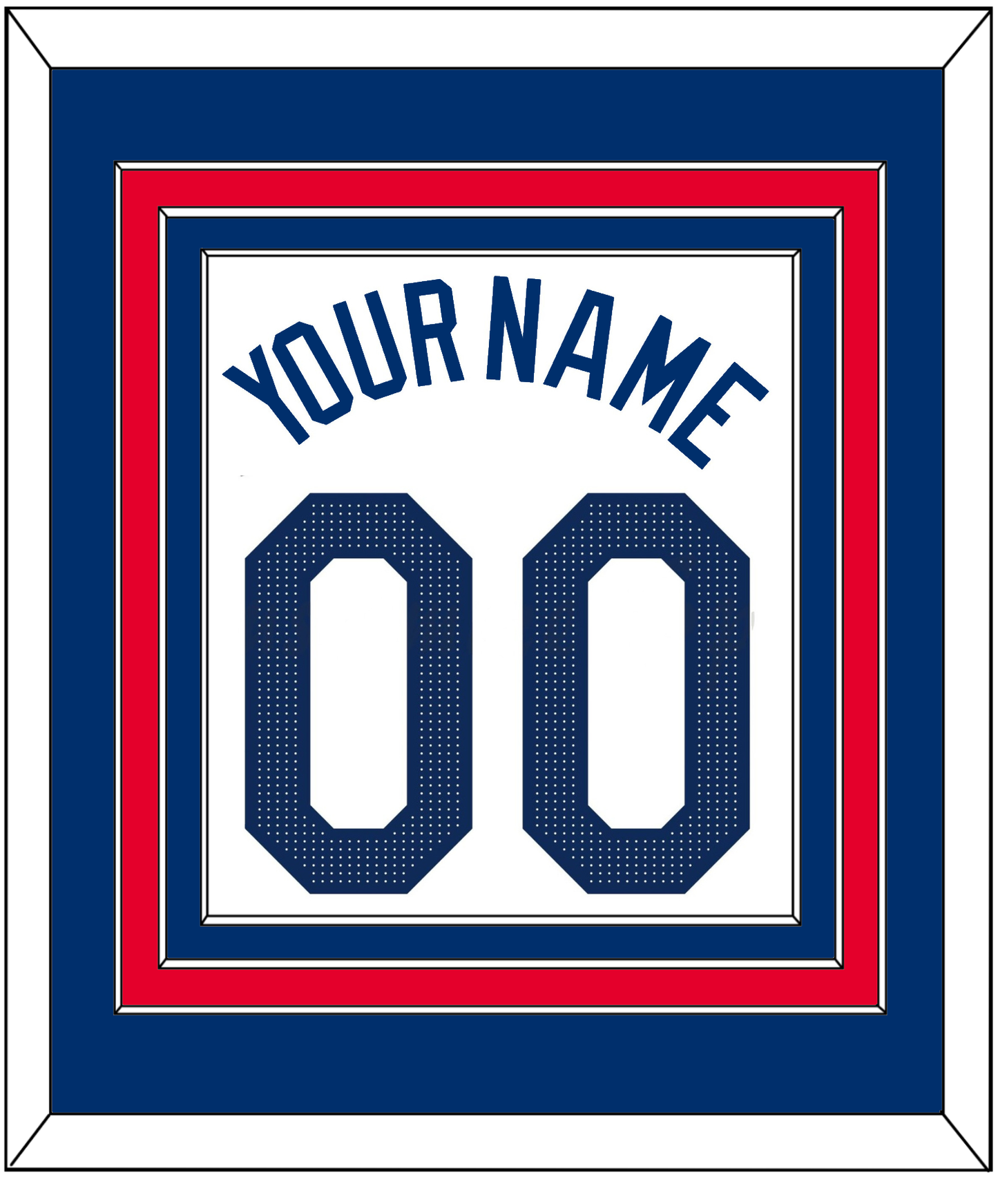 Los Angeles Name & Full-Size Number - Combined