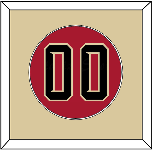 Arizona Number - Alternate Red (2020-2023) - Essential Tier 2