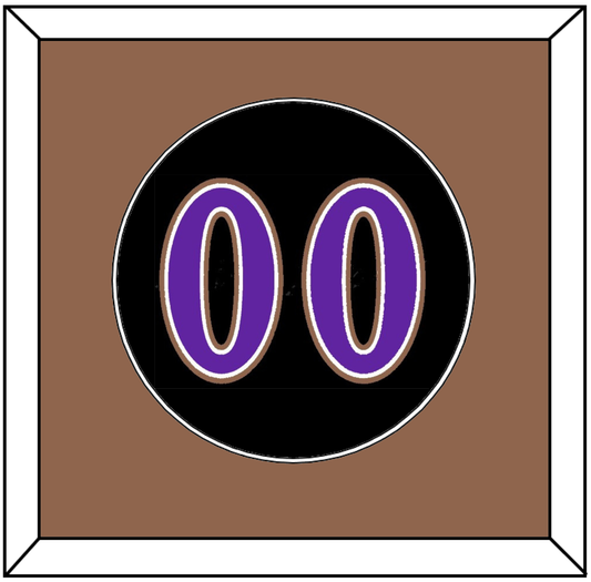 Arizona Number - Alternate Black (2001-2006) - Essential Tier 3