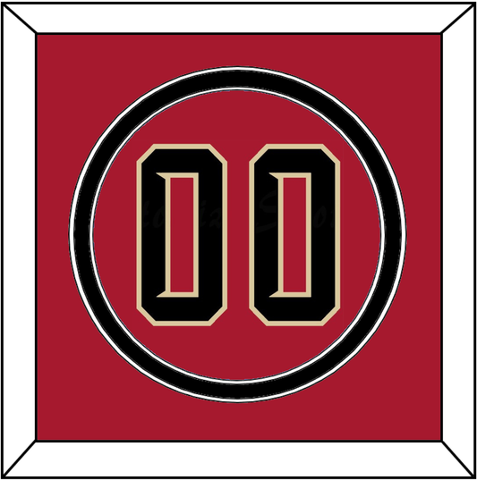 Arizona Number - Alternate Red (2020-2023) - Signature Tier 3