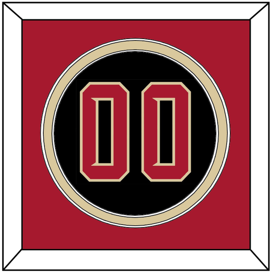 Arizona Number - Alternate Black (2020-2023) - Signature Tier 3