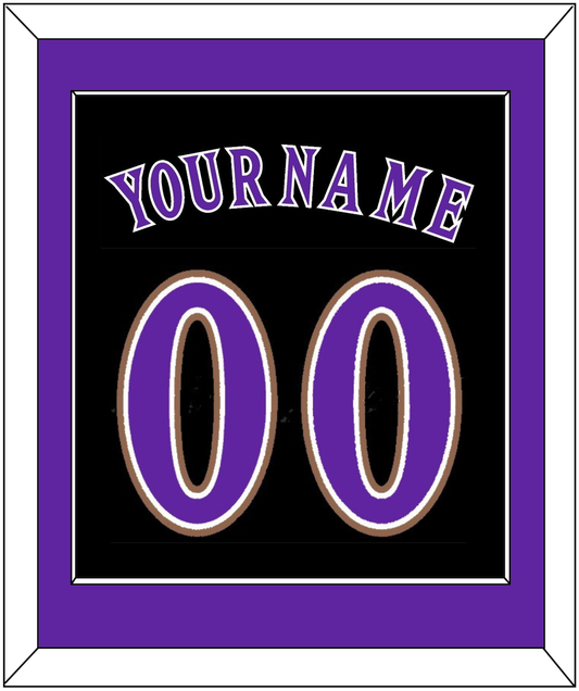 Arizona Name & Number - Alternate Black (2001-2006) - Essential Tier 2