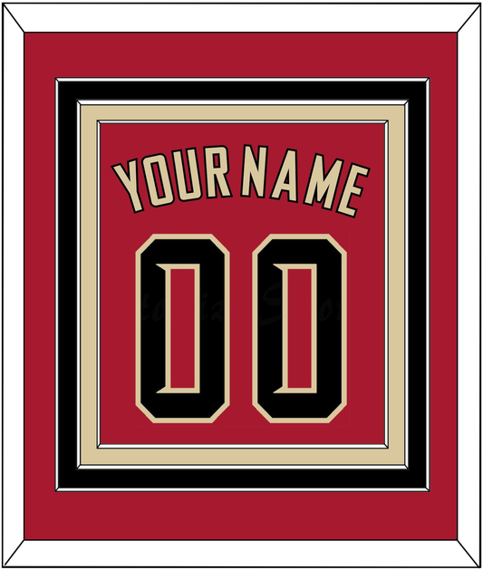 Arizona Name & Number - Alternate Red (2020-2023) - Premier Tier 2