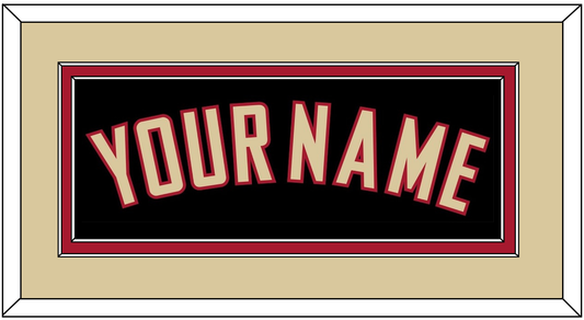 Arizona Name - Alternate Black (2020-2023) - Signature Tier 4