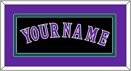 Arizona Name - Alternate Black (2001-2006) - Signature Tier 3