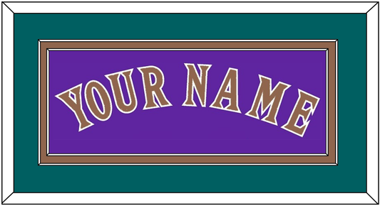 Arizona Name - Alternate Purple (1998-2002) - Signature Tier 3