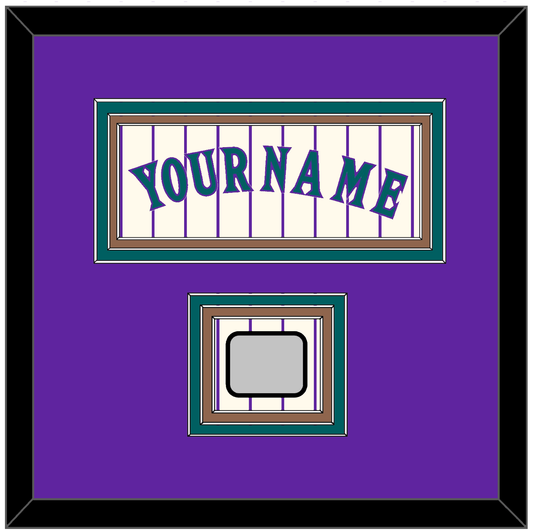 Arizona Name & World Series Patch - Home Off-White Pinstripes (2001-2006) - Premier Tier 2
