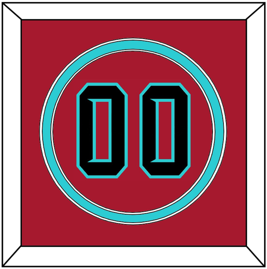 Arizona Number - Alternate Red - Signature Tier 2