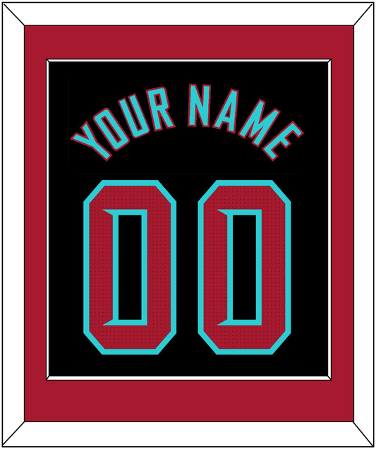 Arizona Name & Number - Alternate Black - Essential Tier 2