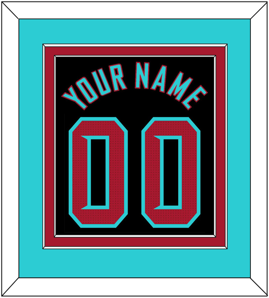 Arizona Name & Number - Alternate Black - Signature Tier 4
