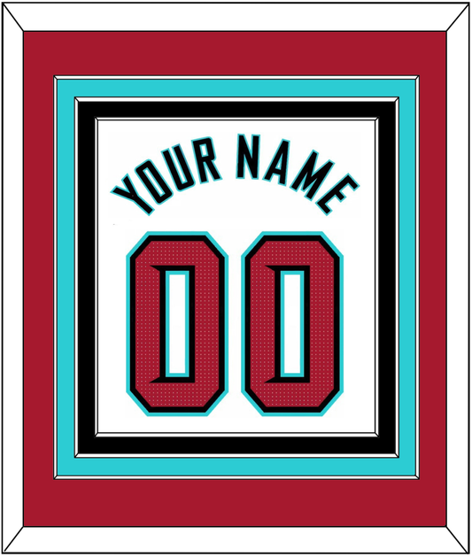 Arizona Name & Number - Home White - Premier Tier 3