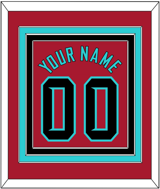 Arizona Name & Number - Alternate Red - Premier Tier 2