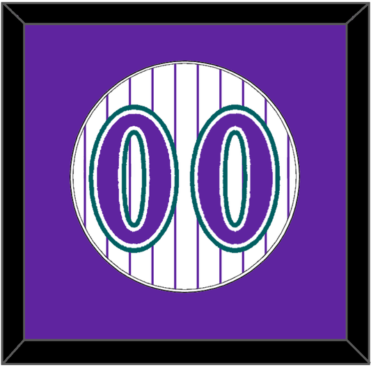 Arizona Number - Alternate Home White Pinstripes (1998-2006) - Essential Tier 1