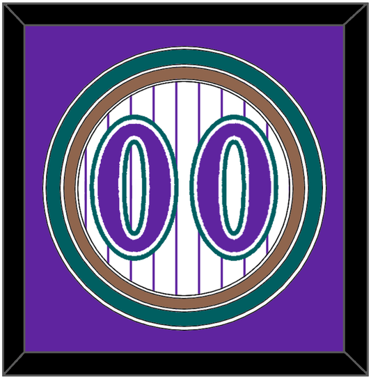Arizona Number - Alternate Home White Pinstripes (1998-2006) - Premier Tier 2