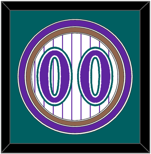 Arizona Number - Alternate Home White Pinstripes (1998-2006) - Premier Tier 3