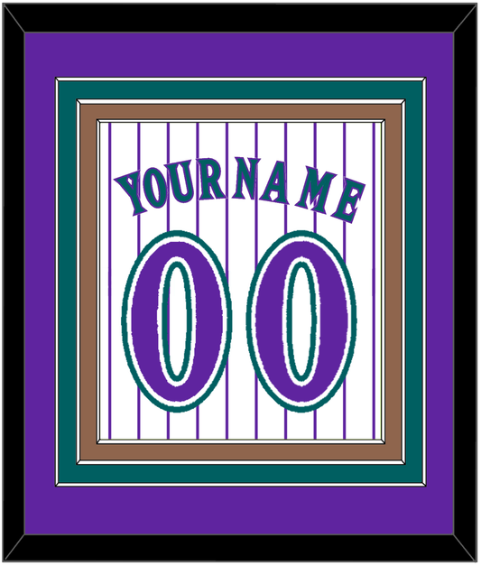 Arizona Name & Number - Alternate Home White Pinstripes (1998-2006) - Premier Tier 2