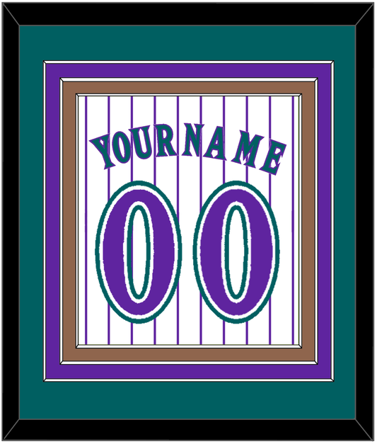 Arizona Name & Number - Alternate Home White Pinstripes (1998-2006) - Premier Tier 3
