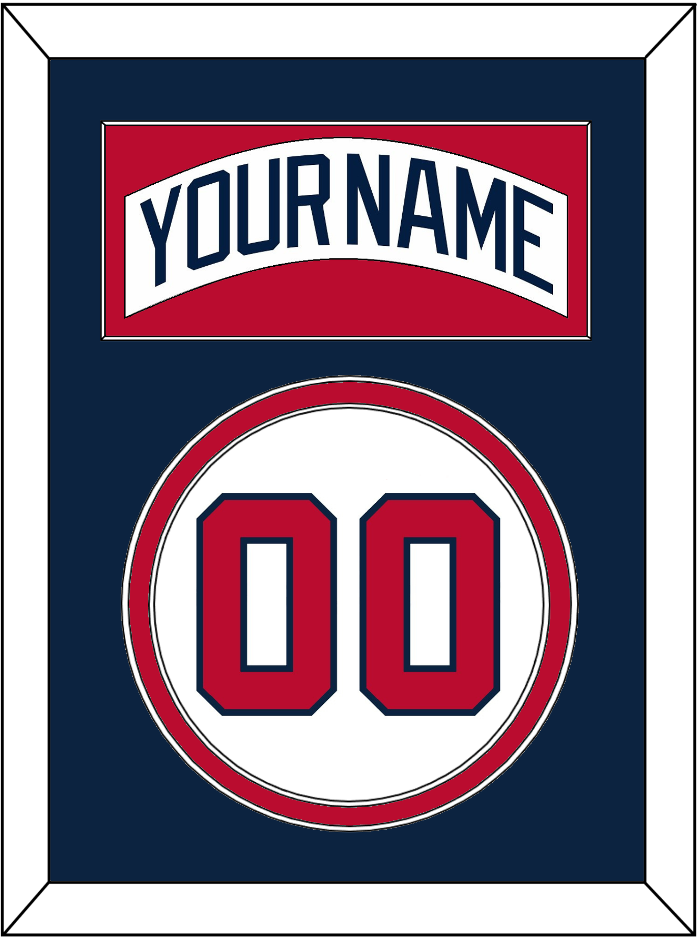 Atlanta Nameplate & Full-Size Number - Split