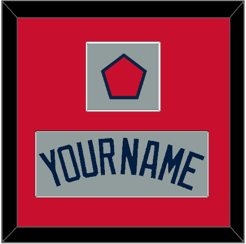 Boston Name & Logo Patch - Road Gray (2009-2013) - Essential Tier 2