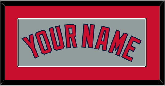 Boston Name - Road Gray - Essential Tier 2
