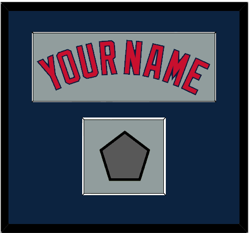 Boston Name & World Series Champions Patch - Road Gray - Essential Tier 3