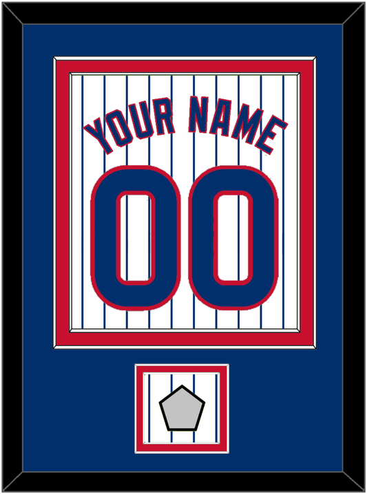 Chicago Name, Number & 2016 World Series Jersey Patch - Home White Pinstripes - Signature Tier 2