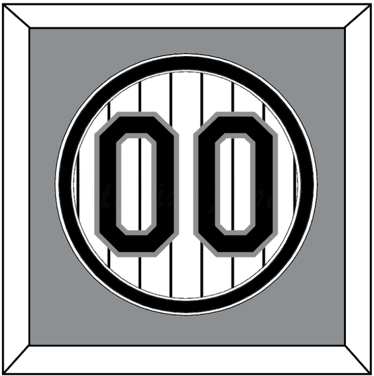 Chicago Number - Home White Pinstripes - Signature Tier 3