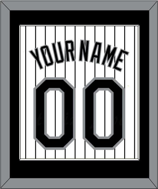 Chicago Name & Number - Home White Pinstripes - Essential Tier 1