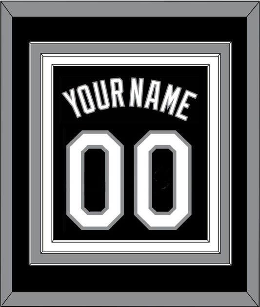Chicago Name & Number - Alternate Black (1991-1992) - Premier Tier 2