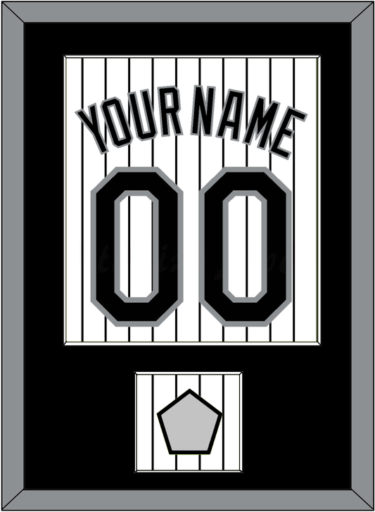 Chicago Name, Number & 2005 World Series Jersey Patch - Home White Pinstripes - Essential Tier 1