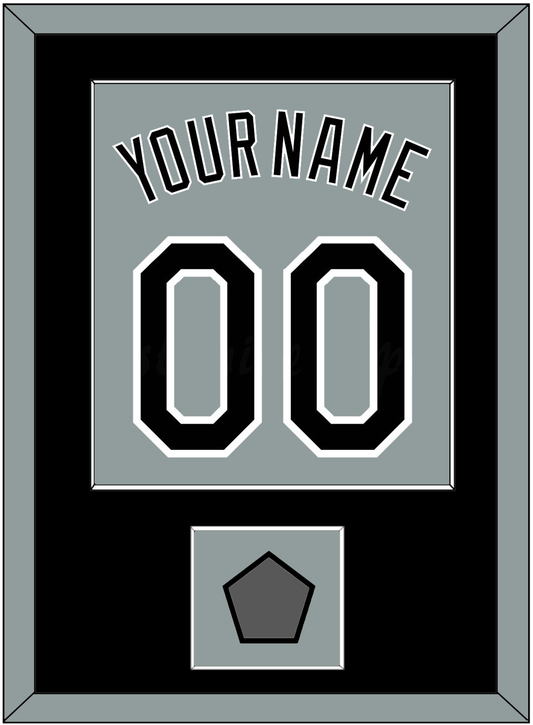Chicago Name, Number & 2005 World Series Champions Patch - Road Gray - Essential Tier 2