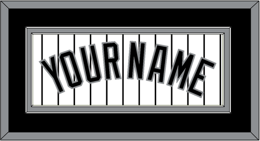 Chicago Name - Home White Pinstripes - Signature Tier 2