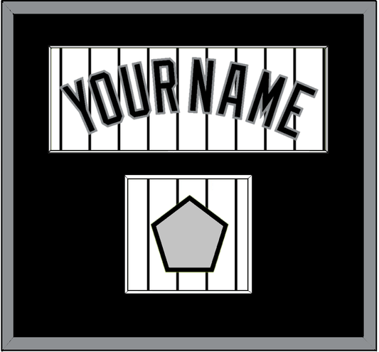 Chicago Name & World Series Champions Patch - Home White Pinstripes - Essential Tier 1