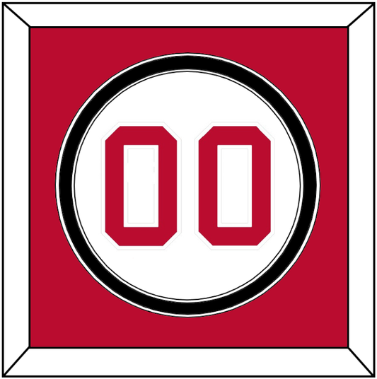 Cincinnati Number - Home White (1988-1992) - Signature Tier 2