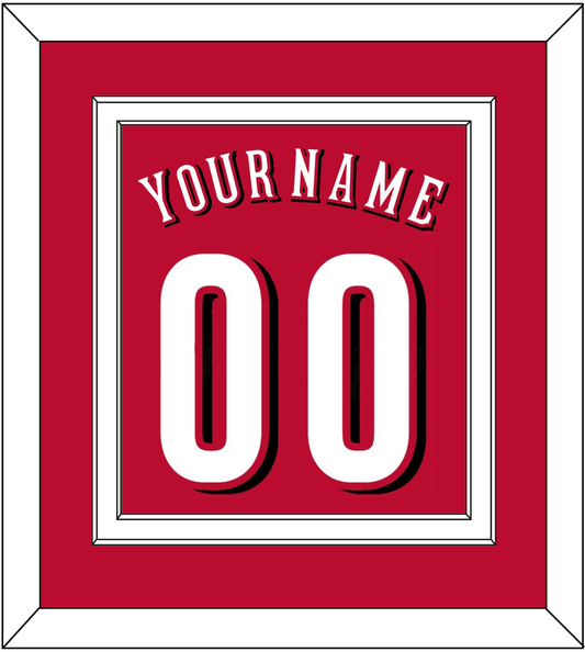 Cincinnati Name & Number - Alternate Red - Signature Tier 2