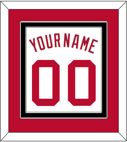 Cincinnati Name & Number - Home White (1988-1992) - Signature Tier 2
