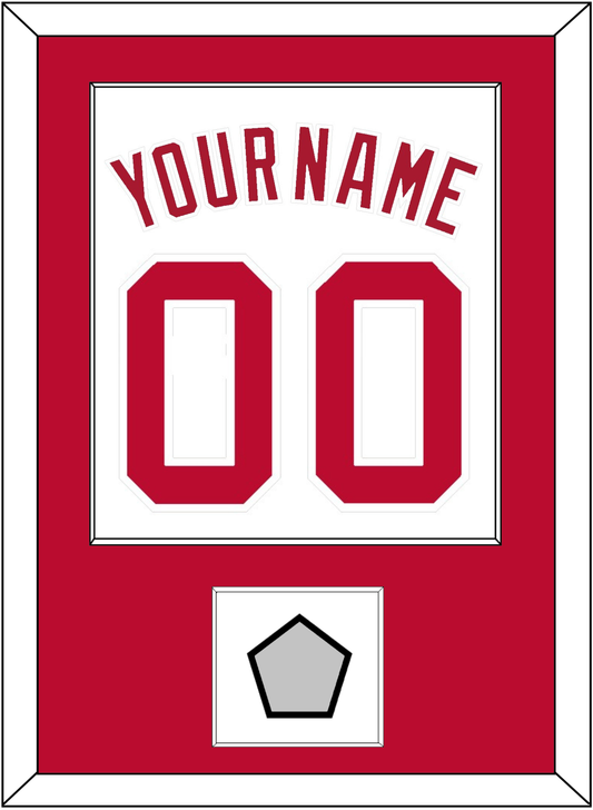 Cincinnati Name, Number & World Series Jersey Patch - Home White (1988-1992) - Essential Tier 1