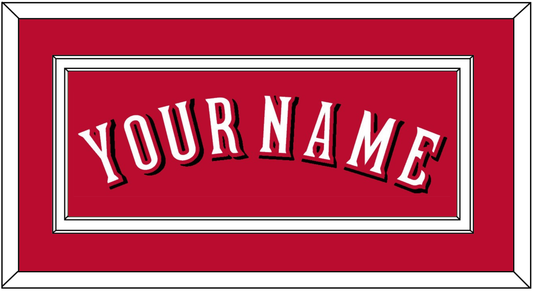 Cincinnati Name - Alternate Red - Signature Tier 2