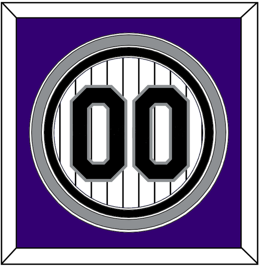 Colorado Number - Home White Pinstripes - Premier Tier 2