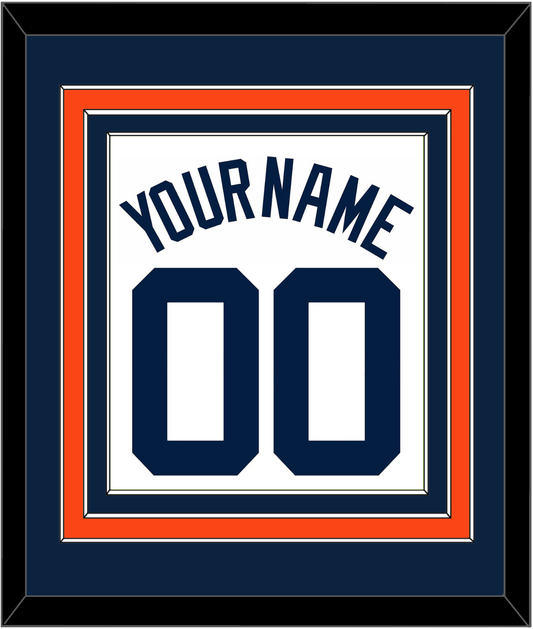 Detroit Name & Number - Home White - Premier Tier 2