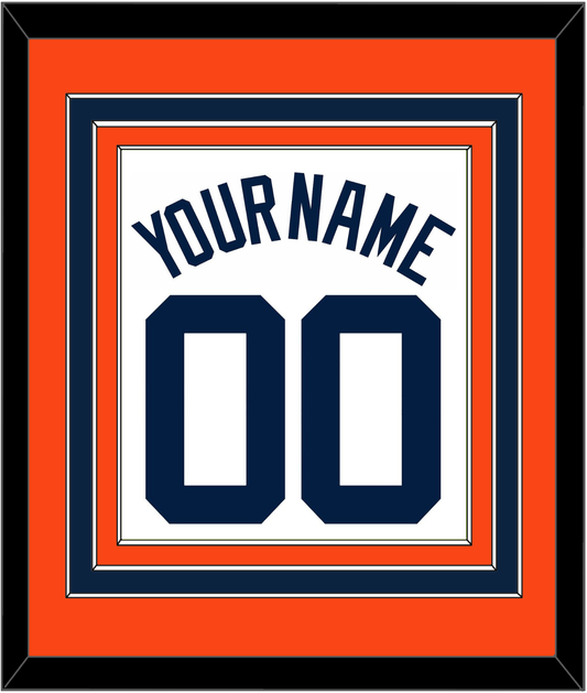 Detroit Name & Number - Home White - Premier Tier 3