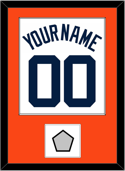 Detroit Name, Number & World Series Patch - Home White (1972-2017) - Essential Tier 2