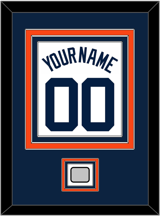 Detroit Name, Number & World Series Patch - Home White (1972-2017) - Premier Tier 2