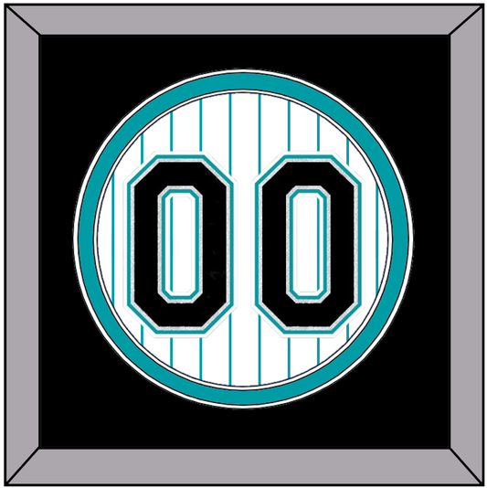 Florida Number - Home White Pinstripes (1993-2002) - Signature Tier 3