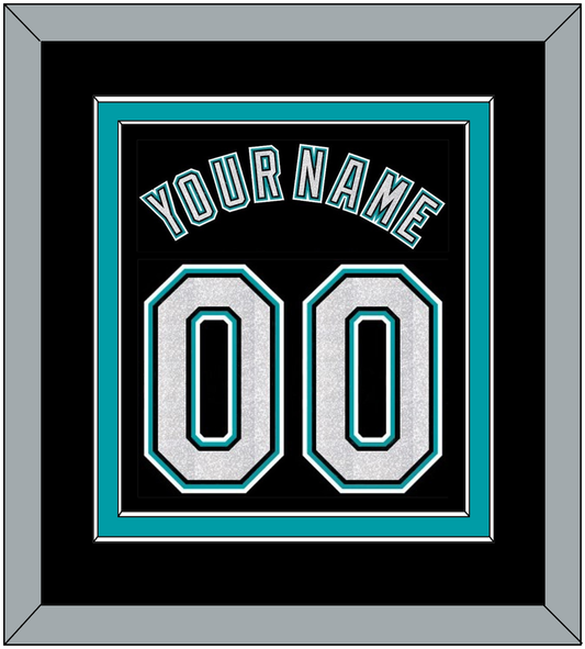 Florida Name & Number - Alternate Black (2003-2011) - Signature Tier 2