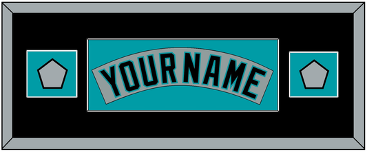 Florida Nameplate & 2 World Series Patches - Road Gray (1993-2001) - Essential Tier 6